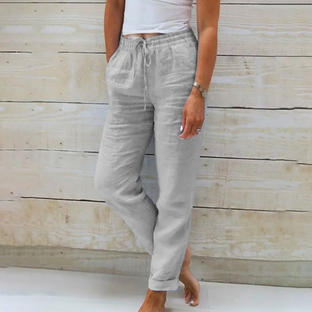 【Cotton and Linen】Casual Straight Trousers