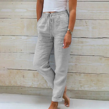 【Cotton and Linen】Casual Straight Trousers