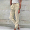 【Cotone e Lino】Pantaloni Casual Dritti