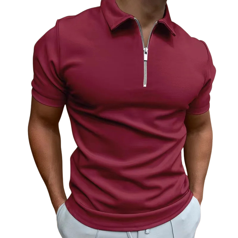 Lucente™ | Polo Shirt with Half Zip