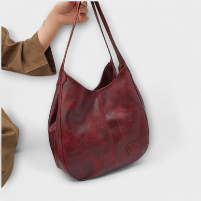 Aurellia Vintage Leather Bag - Spacious, Elegant Design for Daily Use