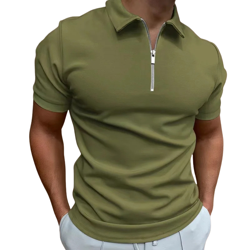 Lucente™ | Polo Shirt with Half Zip