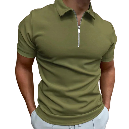 Lucente™ | Polo Shirt with Half Zip