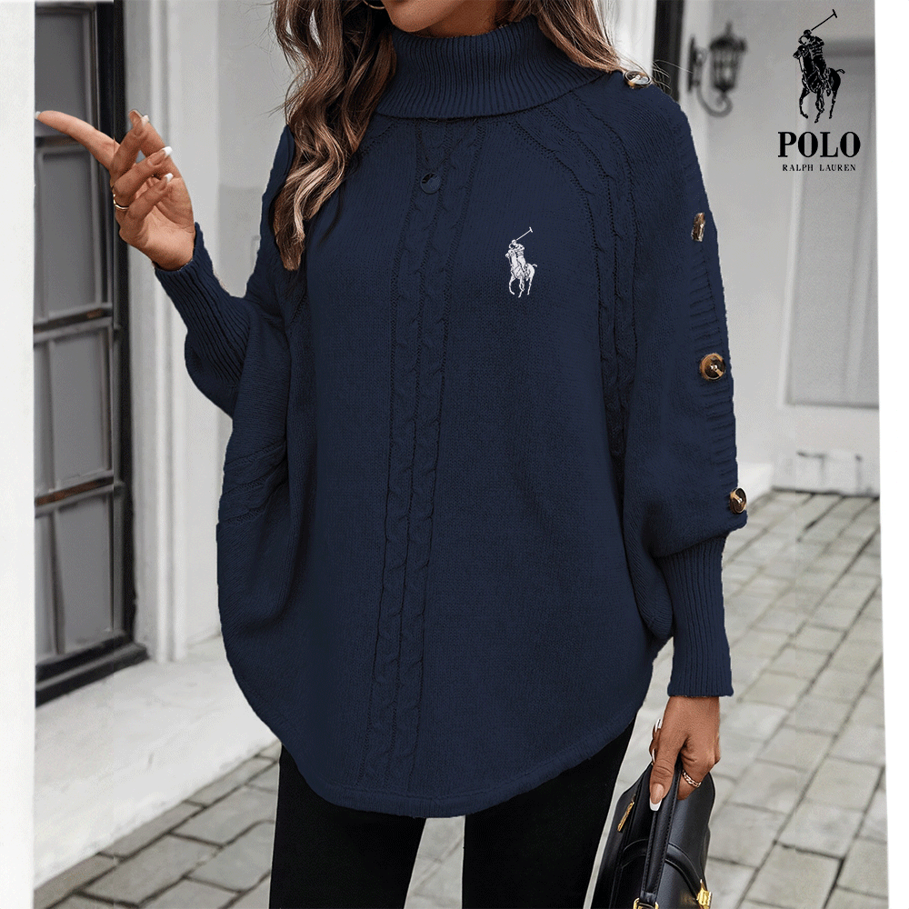 RL – Elegant Poncho Sweater