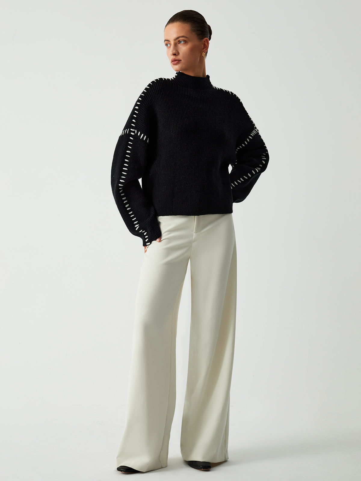 Milena Maglione Oversized with High Neck
