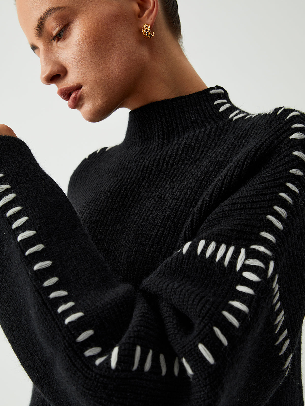 Milena Maglione Oversized with High Neck