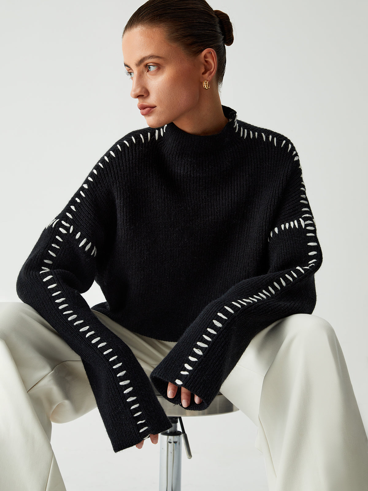 Milena Maglione Oversized with High Neck
