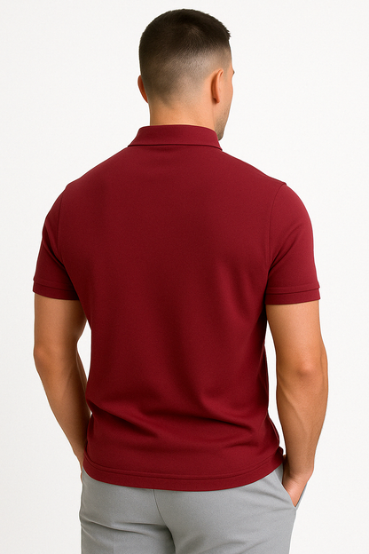 Lucente™ | Polo Shirt with Half Zip
