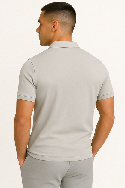 Lucente™ | Polo Shirt with Half Zip