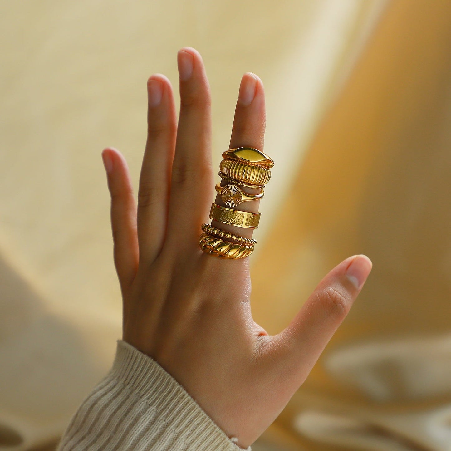Celestial Cascade Ring