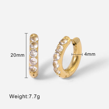 Velvet Aurora Hoops