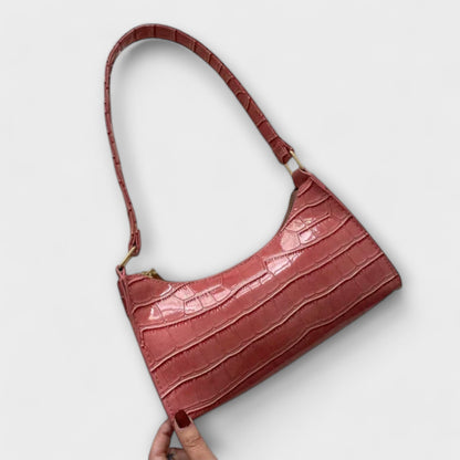 Aurellia. - Spacious and Elegant Glossy Leather Bag for Everyday Use