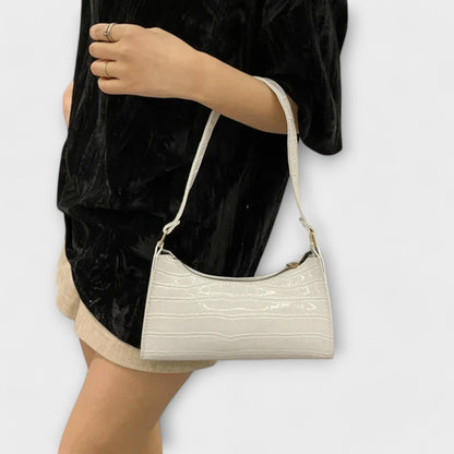 Aurellia. - Spacious and Elegant Glossy Leather Bag for Everyday Use