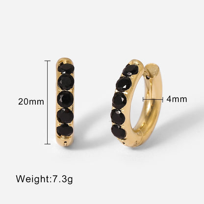 Velvet Aurora Hoops