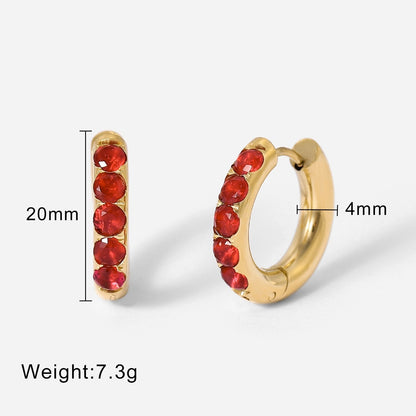 Velvet Aurora Hoops