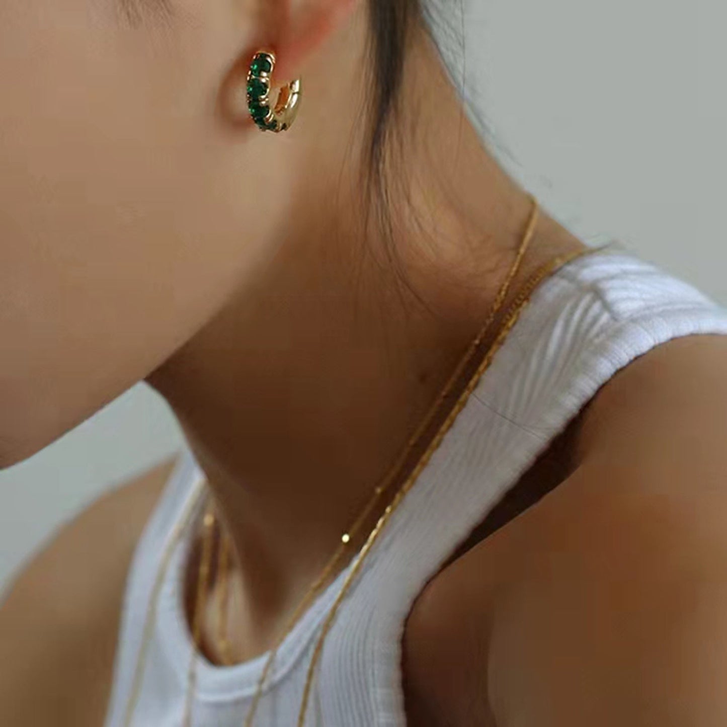 Velvet Aurora Hoops