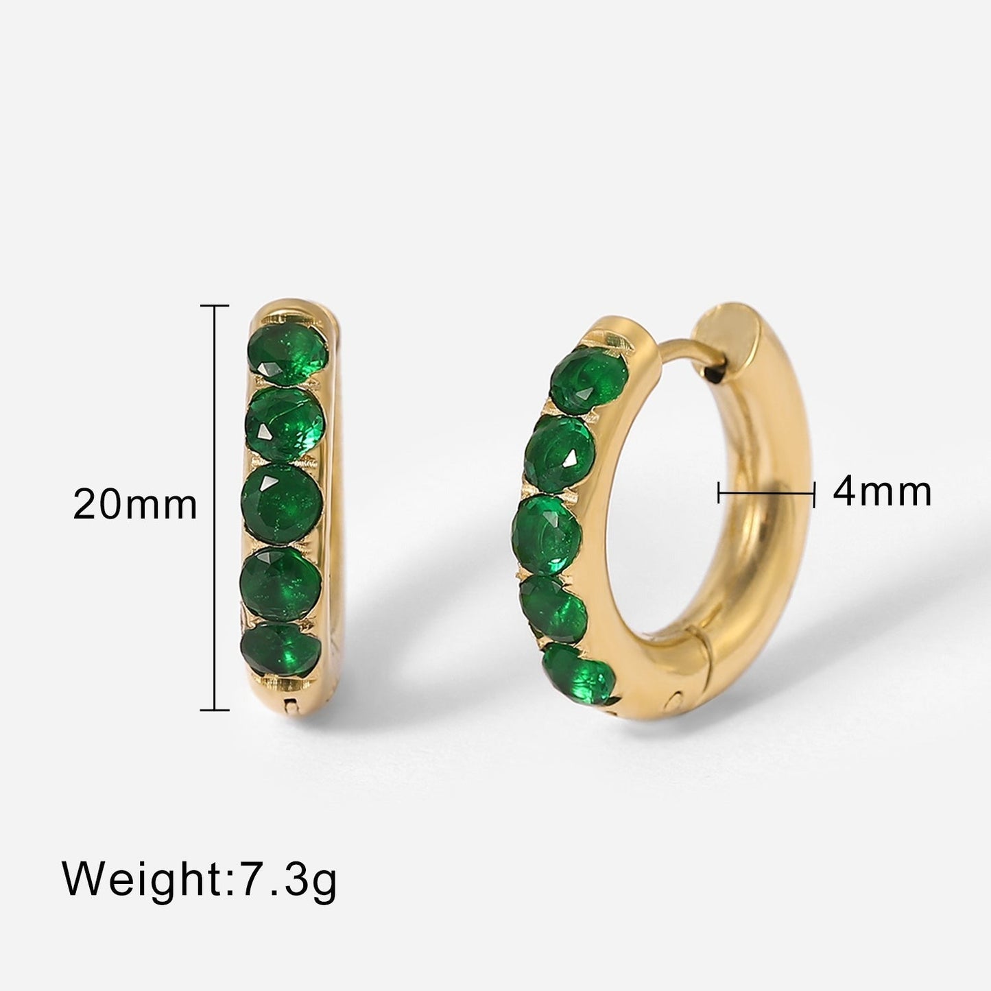 Velvet Aurora Hoops