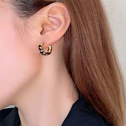 Velvet Aurora Hoops