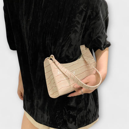 Aurellia. - Spacious and Elegant Glossy Leather Bag for Everyday Use