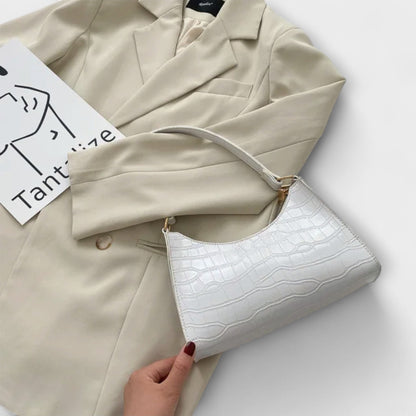 Aurellia. - Spacious and Elegant Glossy Leather Bag for Everyday Use