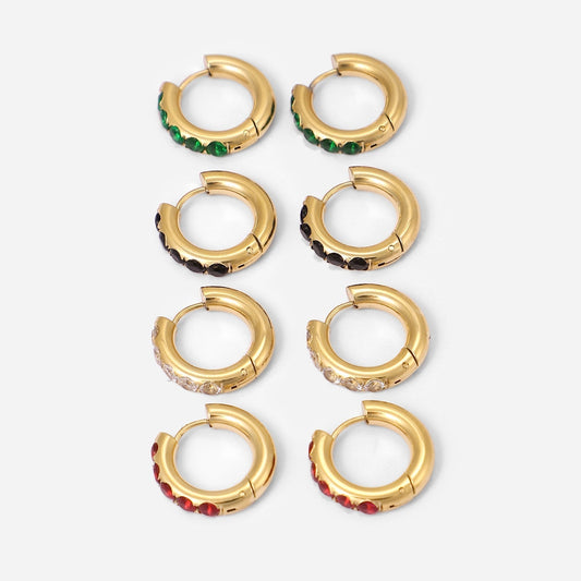Velvet Aurora Hoops