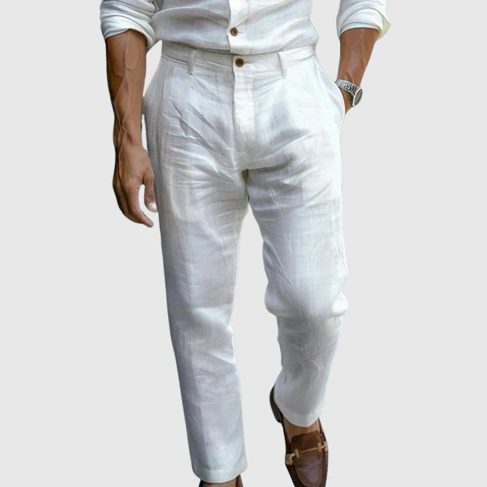 Chic Linen Trousers from Saint-Tropez