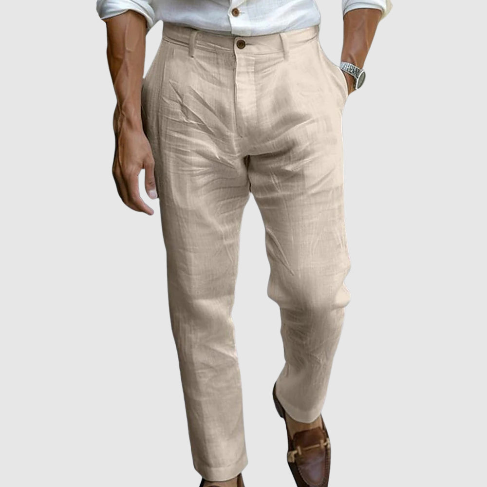 Chic Linen Trousers from Saint-Tropez