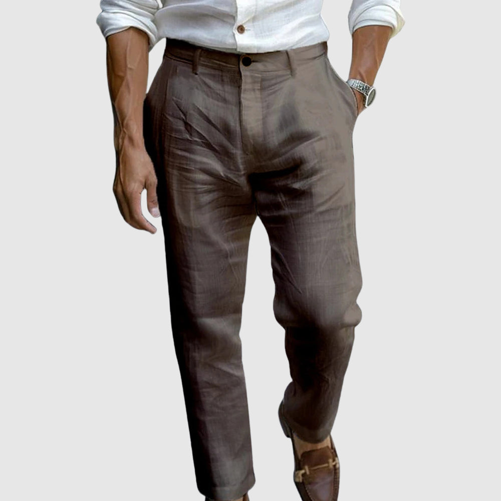 Chic Linen Trousers from Saint-Tropez