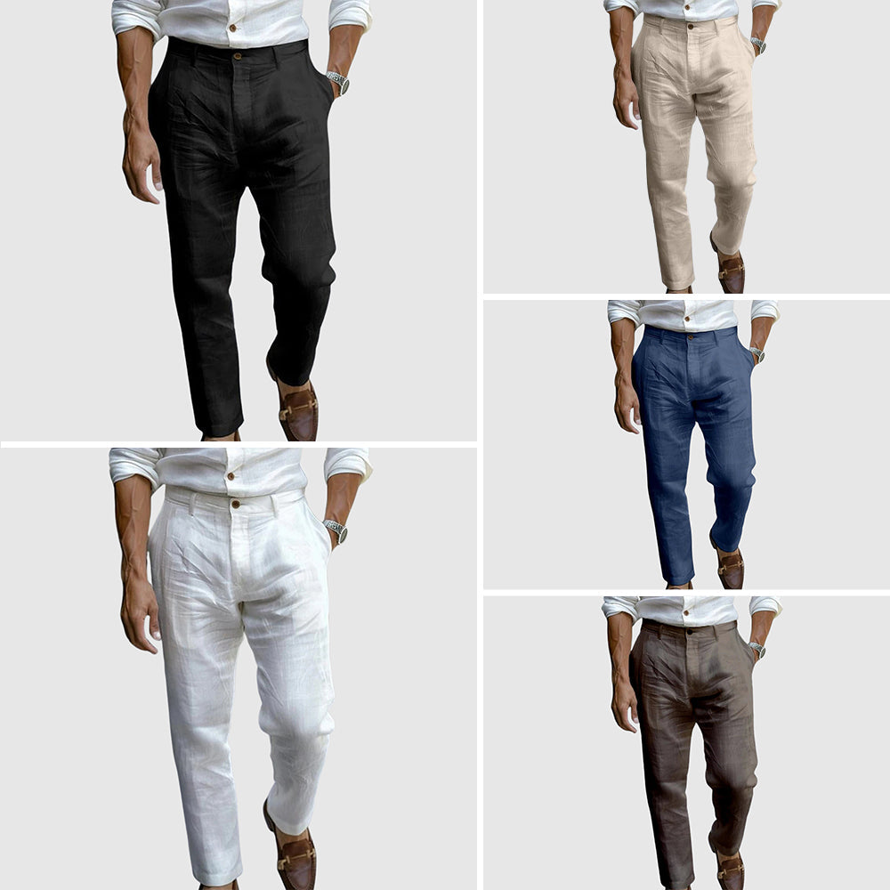 Chic Linen Trousers from Saint-Tropez