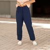 Pantaloni Casual con Vita Elastica