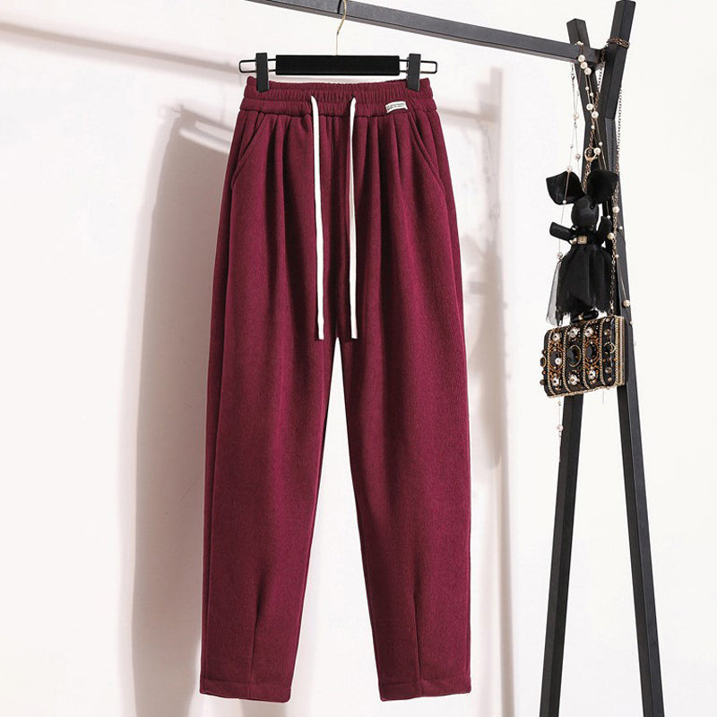 Warm Solid Colour Trousers