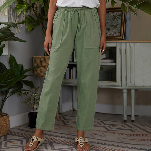 Straight Casual Trousers