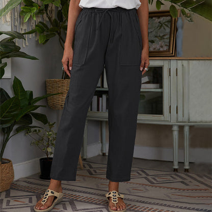 Straight Casual Trousers