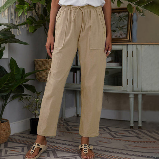 Straight Casual Trousers