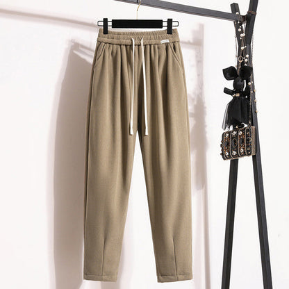 Warm Solid Colour Trousers