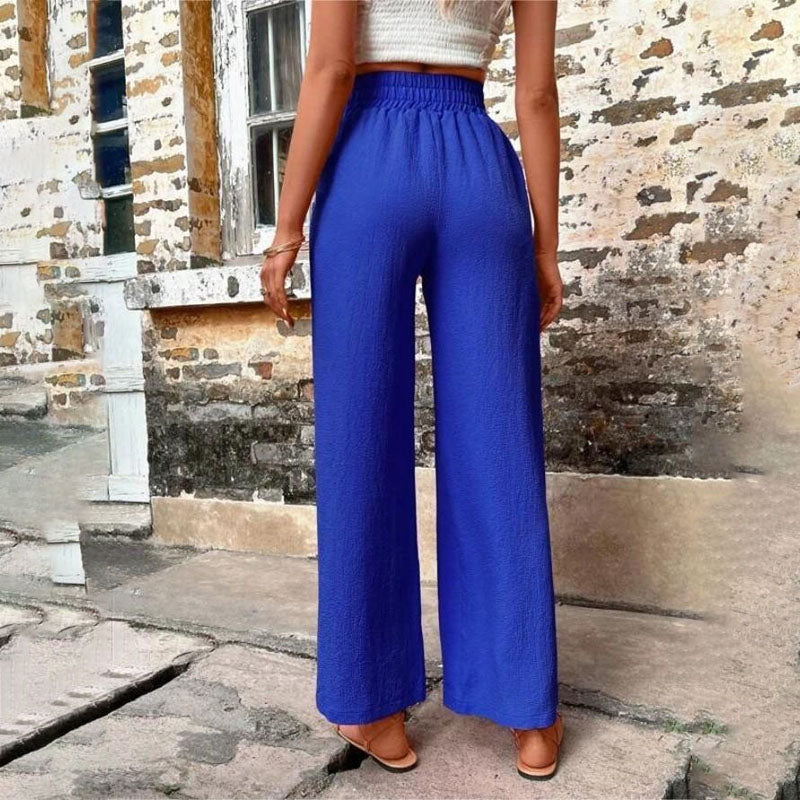 Casual Solid Colour Trousers