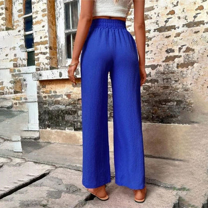 Casual Solid Colour Trousers