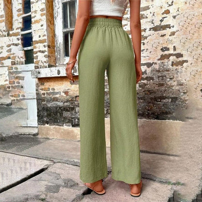 Casual Solid Colour Trousers