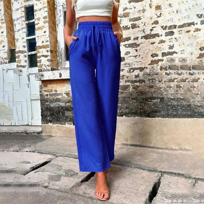 Casual Solid Colour Trousers