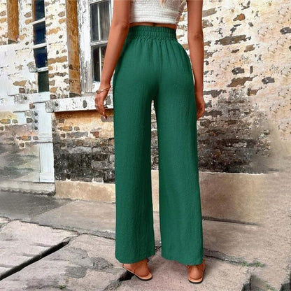 Casual Solid Colour Trousers