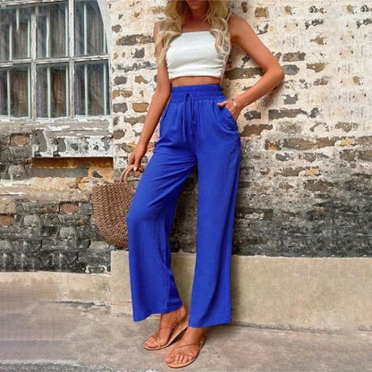 Casual Solid Colour Trousers