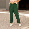Pantaloni Casual con Vita Elastica