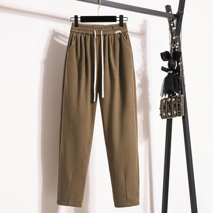 Warm Solid Colour Trousers