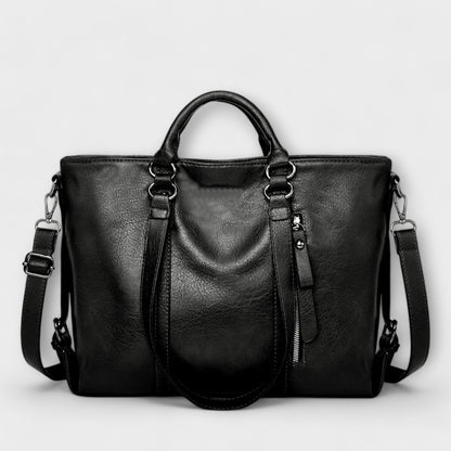 Aurellia Large Leather Bag - Elegant and Spacious for Everyday Use