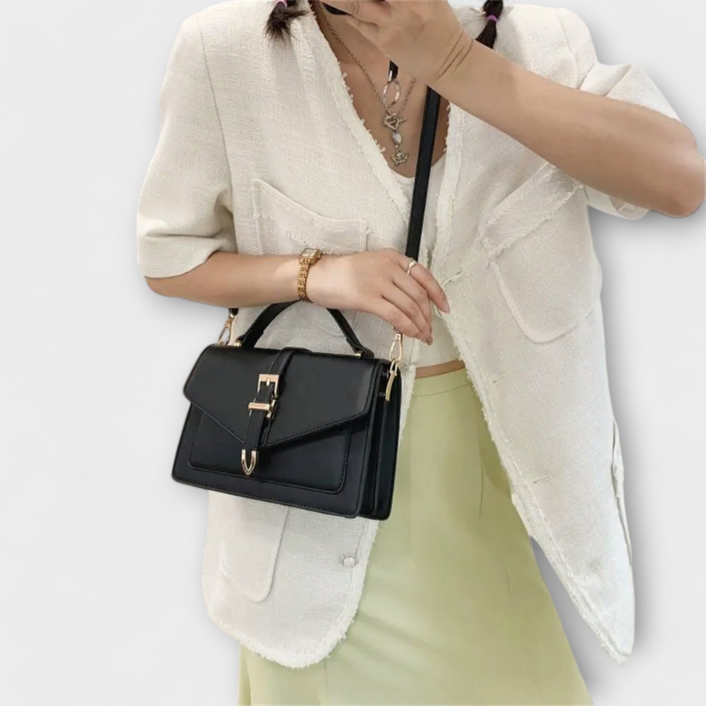 Aurellia - Elegant and Versatile PU Leather Shoulder Bag for Women