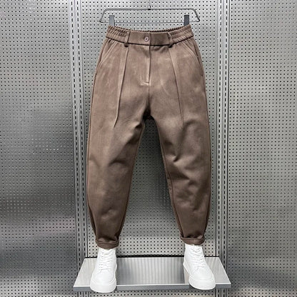 Roberto | Elegant Mélange Trousers