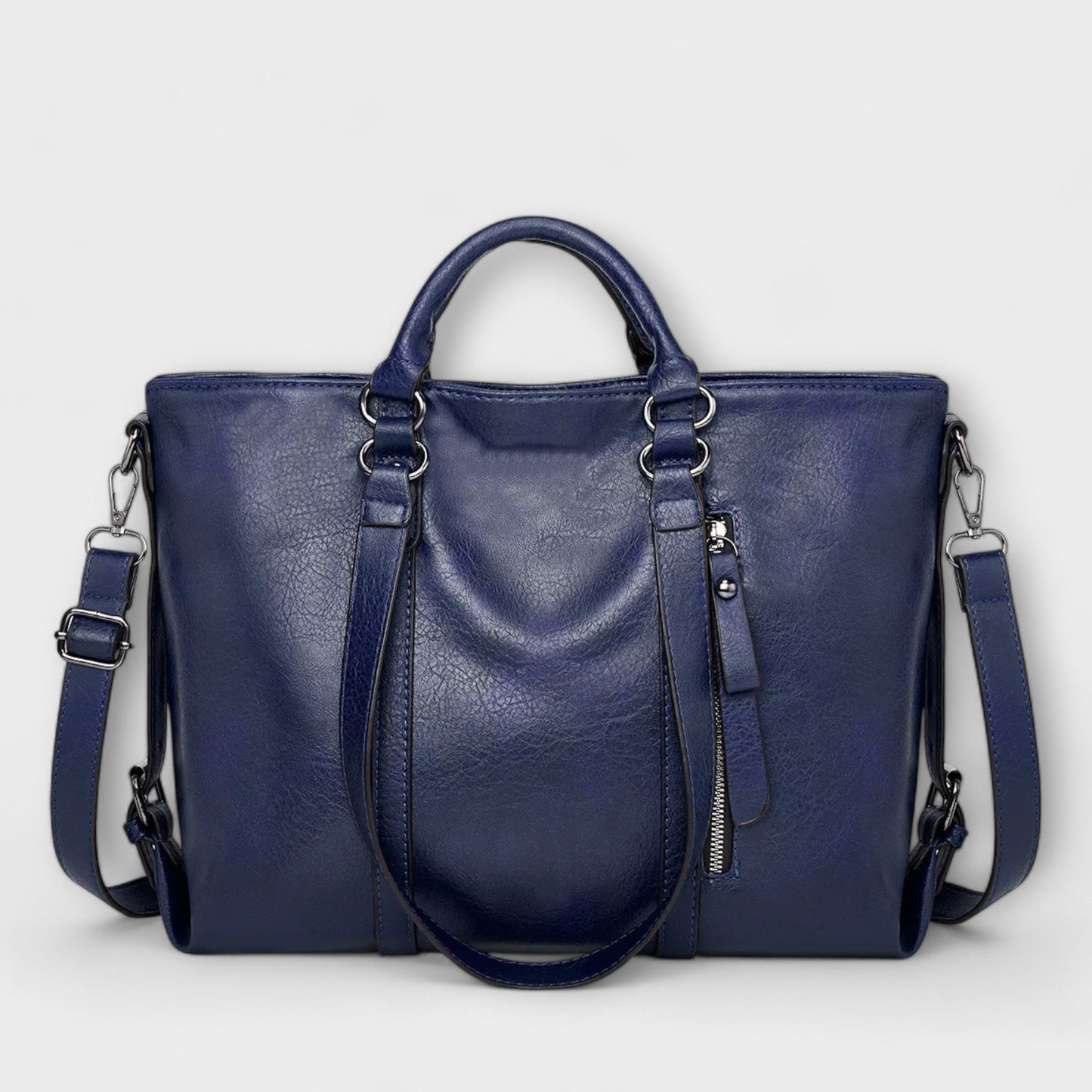 Aurellia Large Leather Bag - Elegant and Spacious for Everyday Use