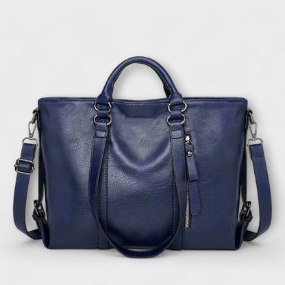 Aurellia Large Leather Bag - Elegant and Spacious for Everyday Use