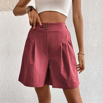 Monochromatic Casual Shorts
