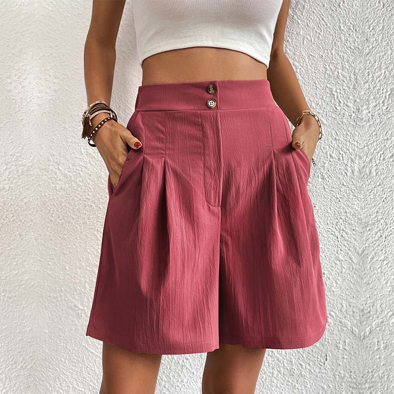 Monochromatic Casual Shorts